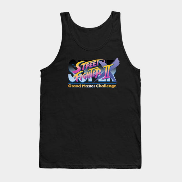 Super Street Fighter II: X Grand Master Challenge Logo Tank Top by LeeRobson